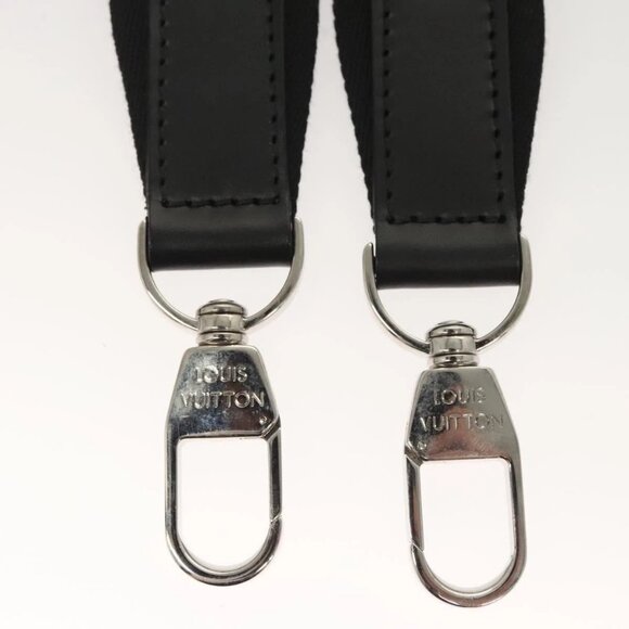LOUIS VUITTON Adjustable Shoulder Strap Canvas 40.9""-62.2"" Black Auth 122417 - Picture 4 of 5